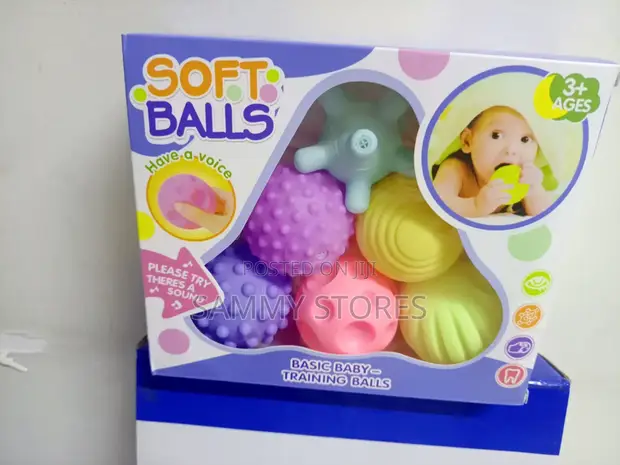 Kids Soft Sensory Balls Set - Textured Training Balls - 1