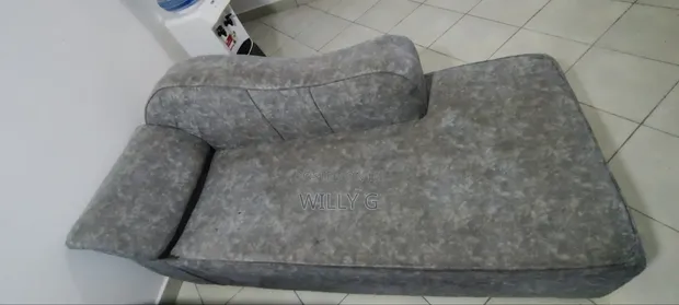 3 Seater Sofa - Grey Fabric - 1