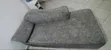 3 Seater Sofa - Grey Fabric - 1