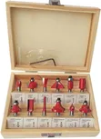 12pc Router Bit Set 6mm Shank - Heavy Duty Woodworking - 2