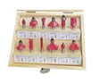 12pc Router Bit Set 6mm Shank - Heavy Duty Woodworking - 3