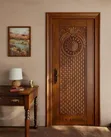 Solid Mahogany Wooden Doors - CNC 3D Carving Services - 2