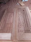Solid Mahogany Wooden Doors - CNC 3D Carving Services - 5