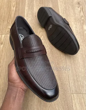 Official Brown Leather Oxford Shoes for Men
