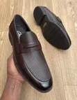 Official Brown Leather Oxford Shoes for Men - 2