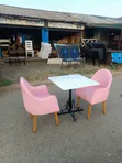 Elegant VIP Hotel Restaurant Set, 2 Seater - 2
