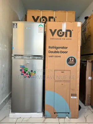 Von 144L VART-22DHS Double Door Fridge