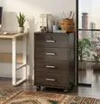Mobile Lockable Filing Cabinet with Wheels - 3