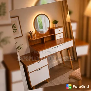 Executive Dressing Table with LED Mirror