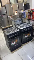 Globalstar JET 3+1 Standing Cooker with Electric Oven (Black, 50x55cm) - 1