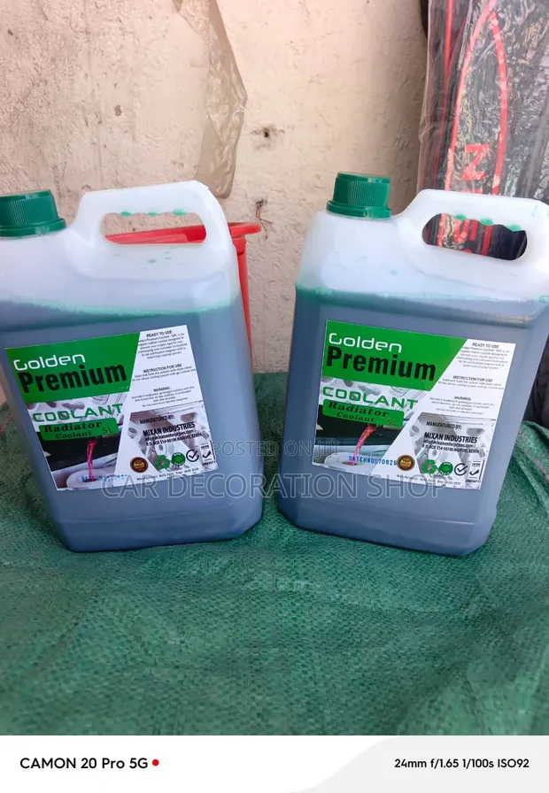 5 Litre Coolant - Regulates Engine Temp, Protects Against Rust & Corrosion - 1