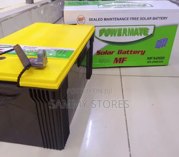 Heavy-Duty Car Solar Backup Battery - Powermate 12V 200Ah - 1