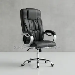 Leather Adjustable Computer Chair - Brand New