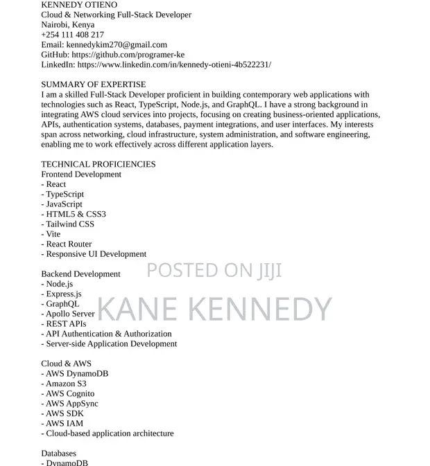 Academic Writing & CVs for Sale - 1