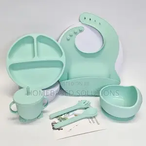 6pcs Silicone Kids Feeding Kit