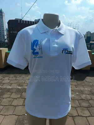 White Cotton Polo Shirt