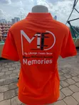 Orange Cotton Polo Shirt - 4