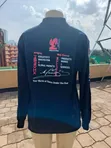 Merdix Long Sleeve Polo Shirt - Navy Blue - 2