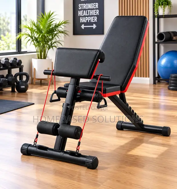 Premium Black Workout Gym Bench - 1