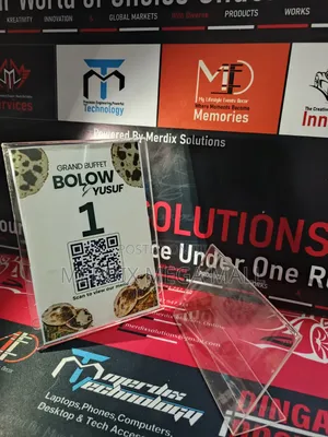 A5 Acrylic Table Stand / Menu Holder