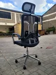 Executive Office Chair with Headrest - Black Mesh - 2