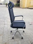 Executive Office Chair with Headrest - Black Mesh - 3
