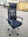 High Back Executive Mesh Office Chair with Headrest - 1