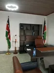 Adjustable Office Flag Stand (1m-3m) - 1