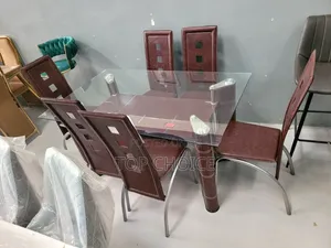 Brand New 6-Seater Glass Dining Table