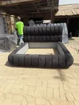 Ideal 5x6 Bubble Bed - Dark Grey - 2