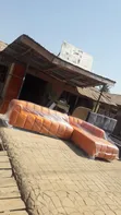 8 Seater L-Shaped Brown Bubble Sofa - 2