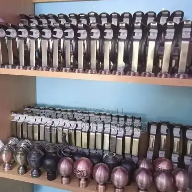 Powder Coated Curtain Rods & Accessories - 1
