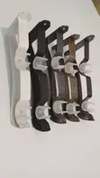 Powder Coated Rod Double Curtain Brackets - All Colours - 2