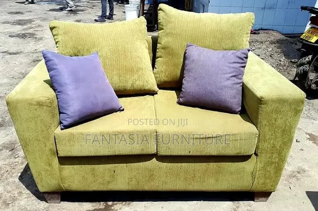 Brand New 2-Seater Green Sofa - 1