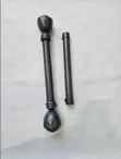 Stylish Powder-Coated Curtain Rods - 1