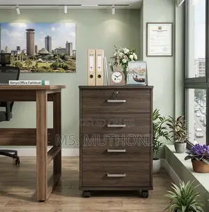 DIY Under-Desk Office Cabinet - 4 Drawers