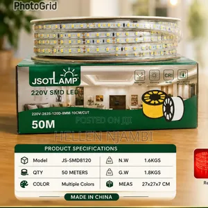 JSOT 220V SMD LED Rope/Snake Light - 50m