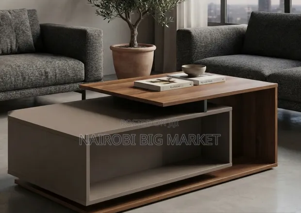 Executive Floating Laminated Coffee Table - 1