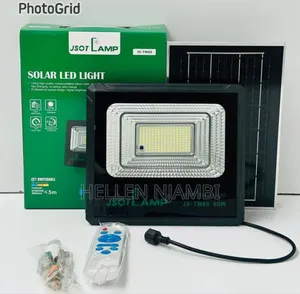 Jsot Solar Floodlight with Light Sensor & Remote
