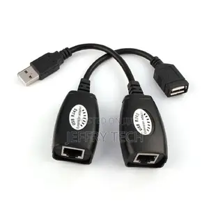 USB to RJ45 Extension Adapter - 150FT High-Speed USB Over Ethernet