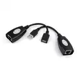 USB to RJ45 Extension Adapter - 150FT High-Speed USB Over Ethernet - 2