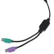 USB to PS2 Converter Cable - USB Male to Dual PS2 Female - 3