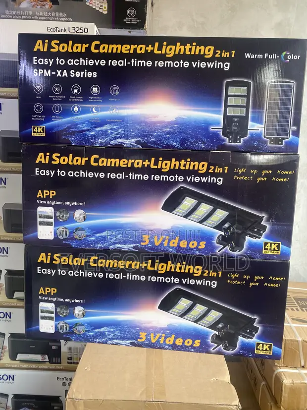 V380Pro Solar Camera - Wi-Fi & 4G Options - 1