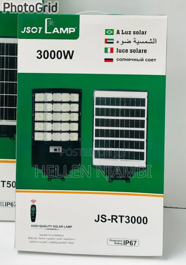 Jsot RT-3000 Outdoor Solar Streetlight 3000W - 1