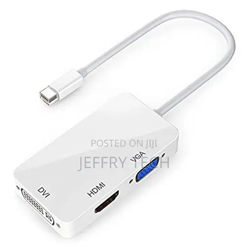 PremiumAV Thunderbolt Mini DisplayPort to HDMI/VGA/DVI Adapter Cable - 1
