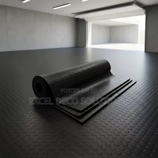 Heavy Duty Rubber Coin Mat for Floors - 1