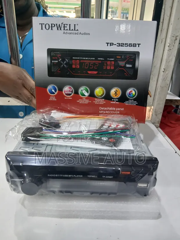 Car Bluetooth Radio System with USB & Aux - 1