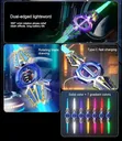 Optical Spin Extendable Double Blade Toy Sword with Light & Sound - 3