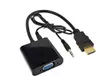 HDMI to VGA Adapter Cable - 1080p Video Converter - 2