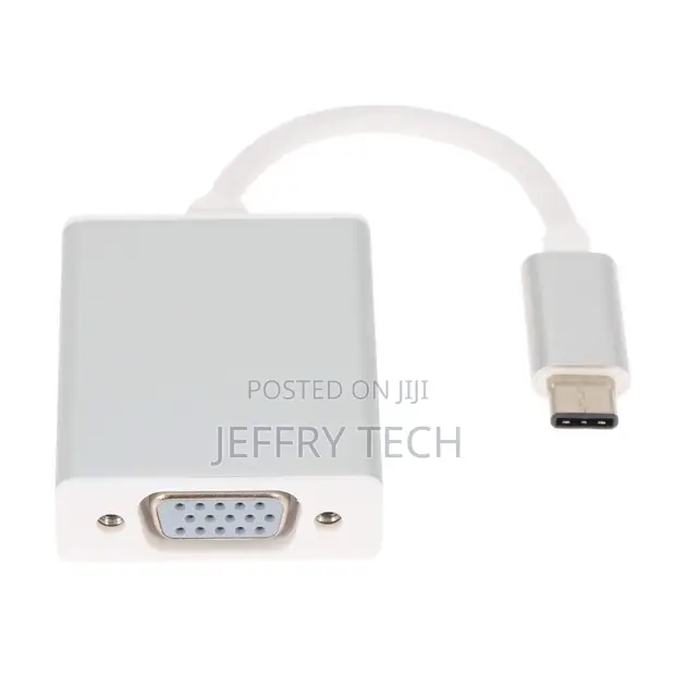 USB 3.1 Type-C to VGA Female Adapter Cable Hub - 1